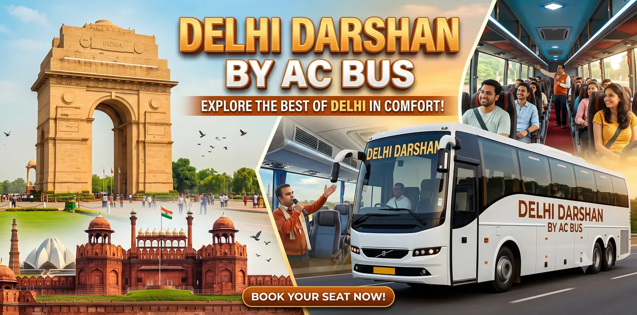Delhi Darshan by AC Bus