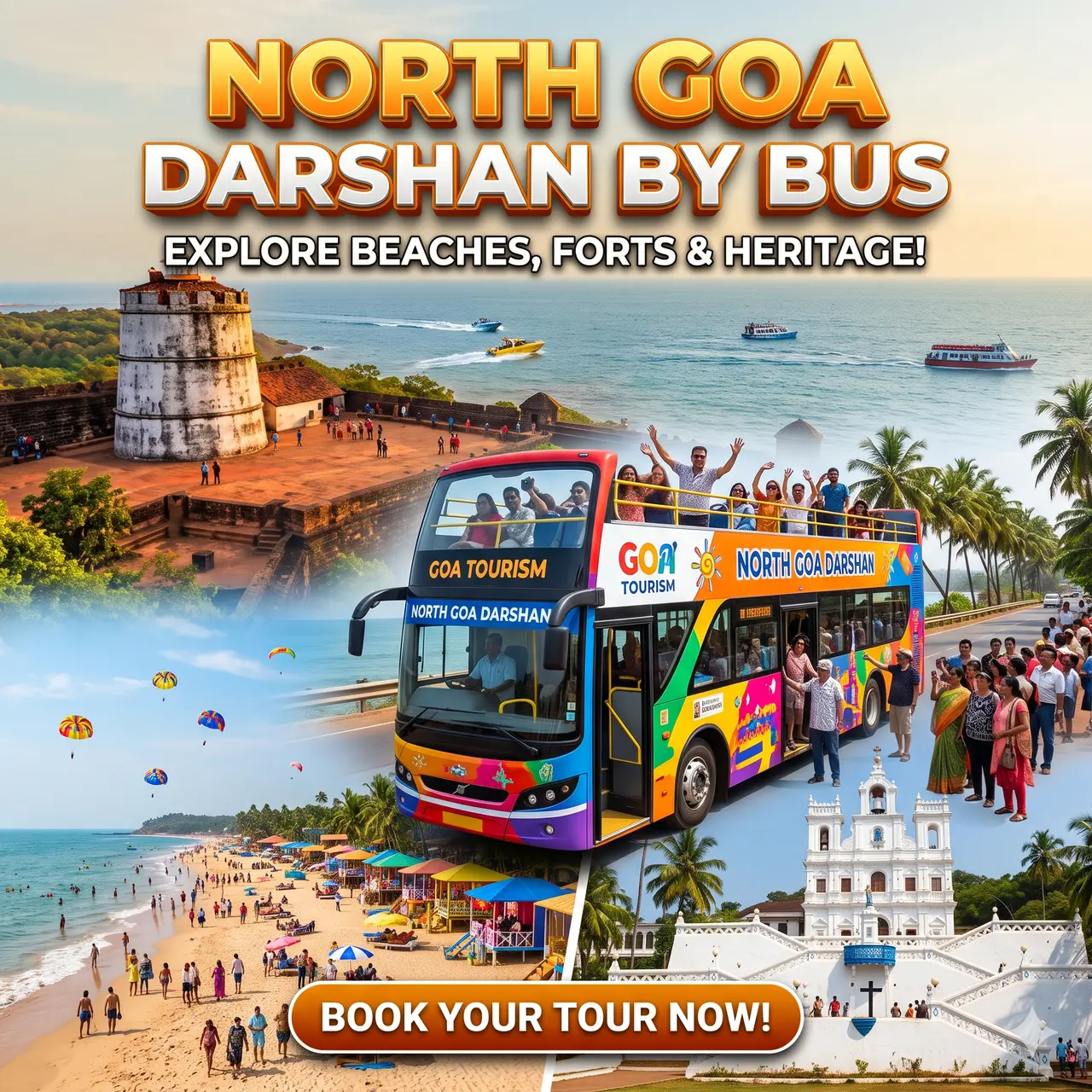North Goa Darshan by Bus