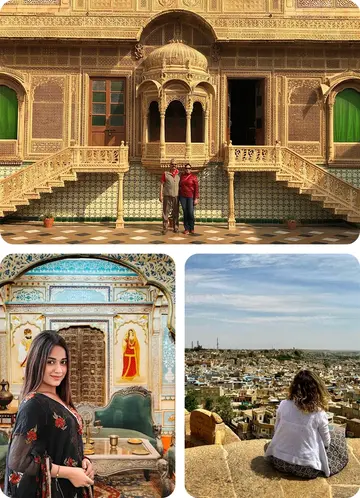 Explore Jaisalmer on a guided city tour featuring Jaisalmer Fort, Patwon Ki Haveli, Jain temples, Gadisar Lake, and the Golden City's rich heritage.