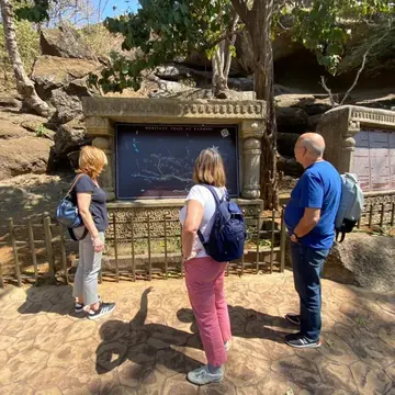 Discover the ancient rock-cut architecture and rich Buddhist heritage of the Kanheri Caves nestled inside Sanjay Gandhi National Park with our guided tour.