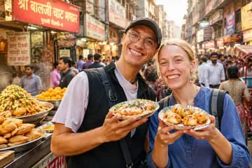 Savor the authentic flavors of the capital with our guided Delhi Food Tour. Taste legendary street food, aromatic kebabs, and traditional sweets in the heart of Old Delhi!