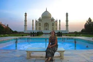 Explore the Taj Mahal in Agra on a memorable guided tour. Discover Mughal history, white marble architecture, beautiful gardens and optional Agra sightseeing.