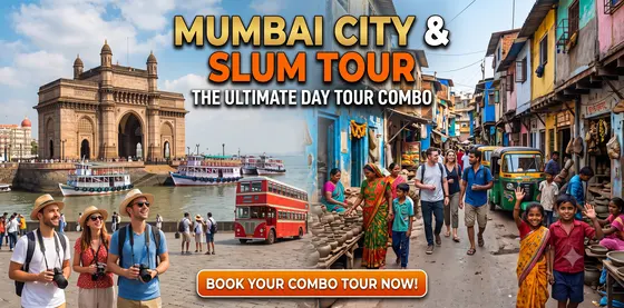 Best of Day Tour Combo in Mumbai City & Dharavi Slum Tour